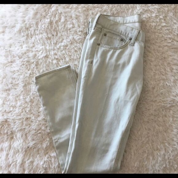 rag & bone White Light Wash Denim Jean Skinny - Picture 6 of 9